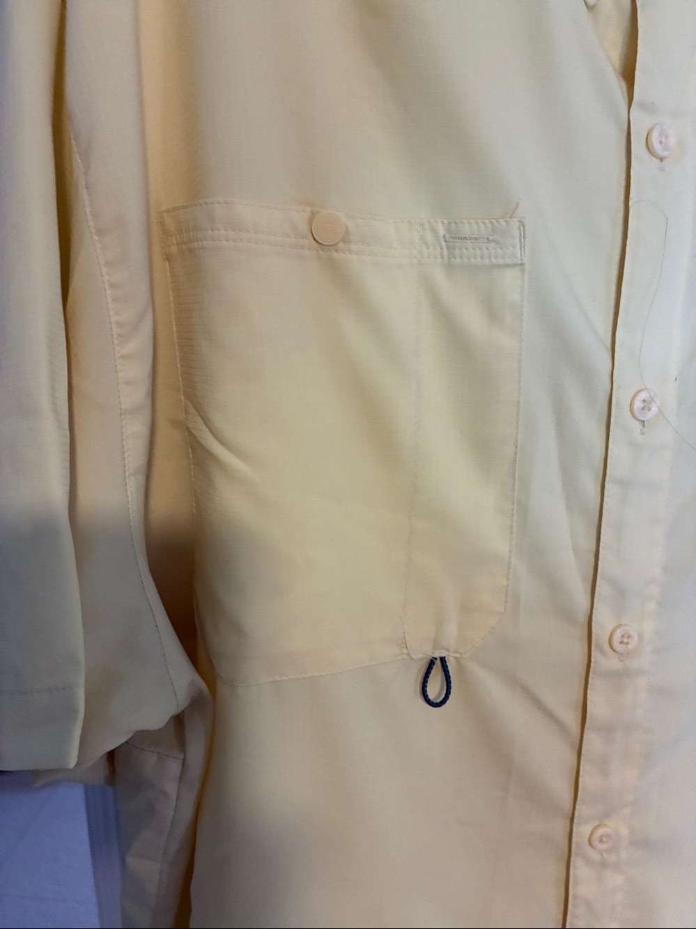 Columbia Men's Short-Sleeve Button-Down Shirt in Yellow - Picture 3 of 6